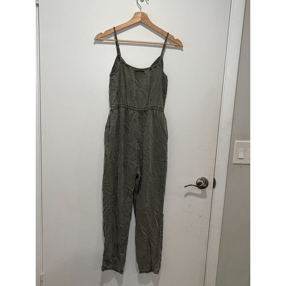 Abercrombie & Fitch Green Adjustable Straps Sleeveless Jumpsuit Women's Size XS - Picture 5 of 9